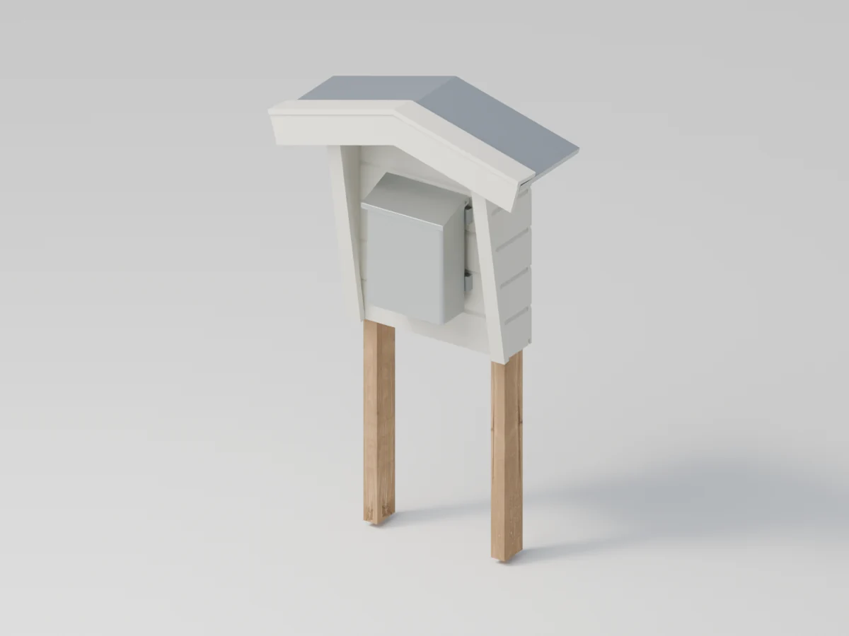 Postkassestativ · enkel