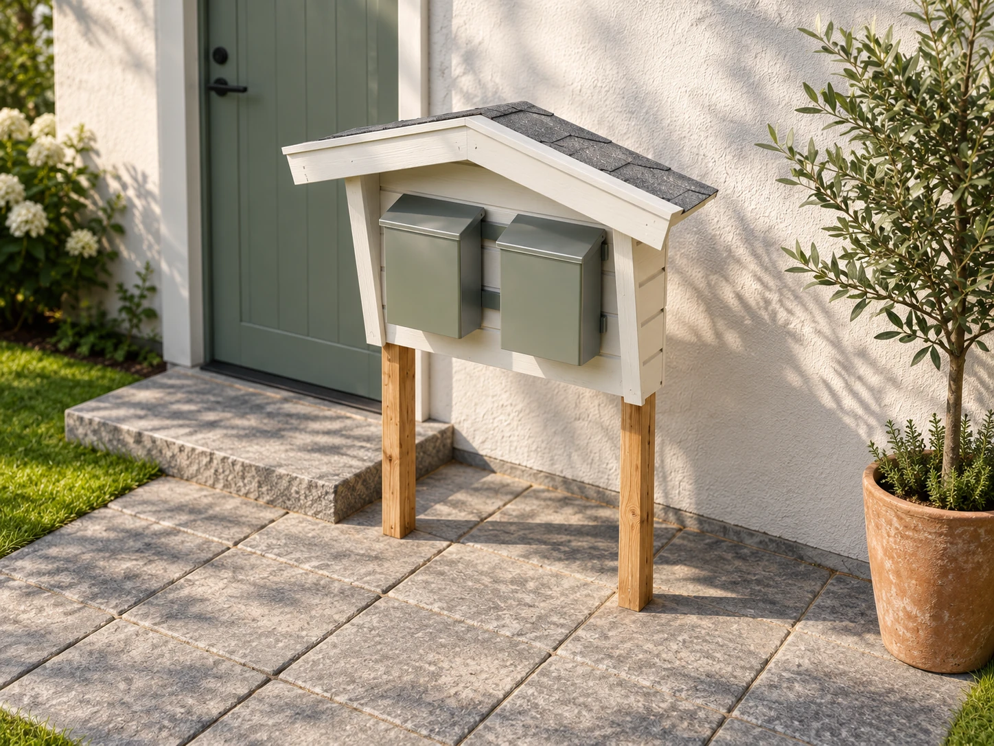 Postkassestativ · dobbel
