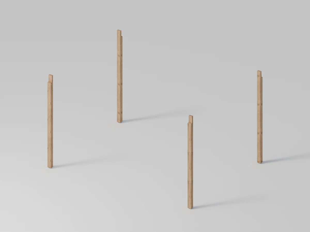 Pergola med takribber