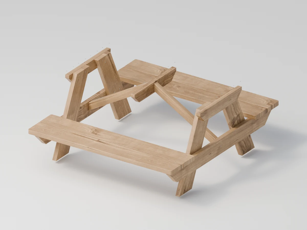 Piknikbord for barn