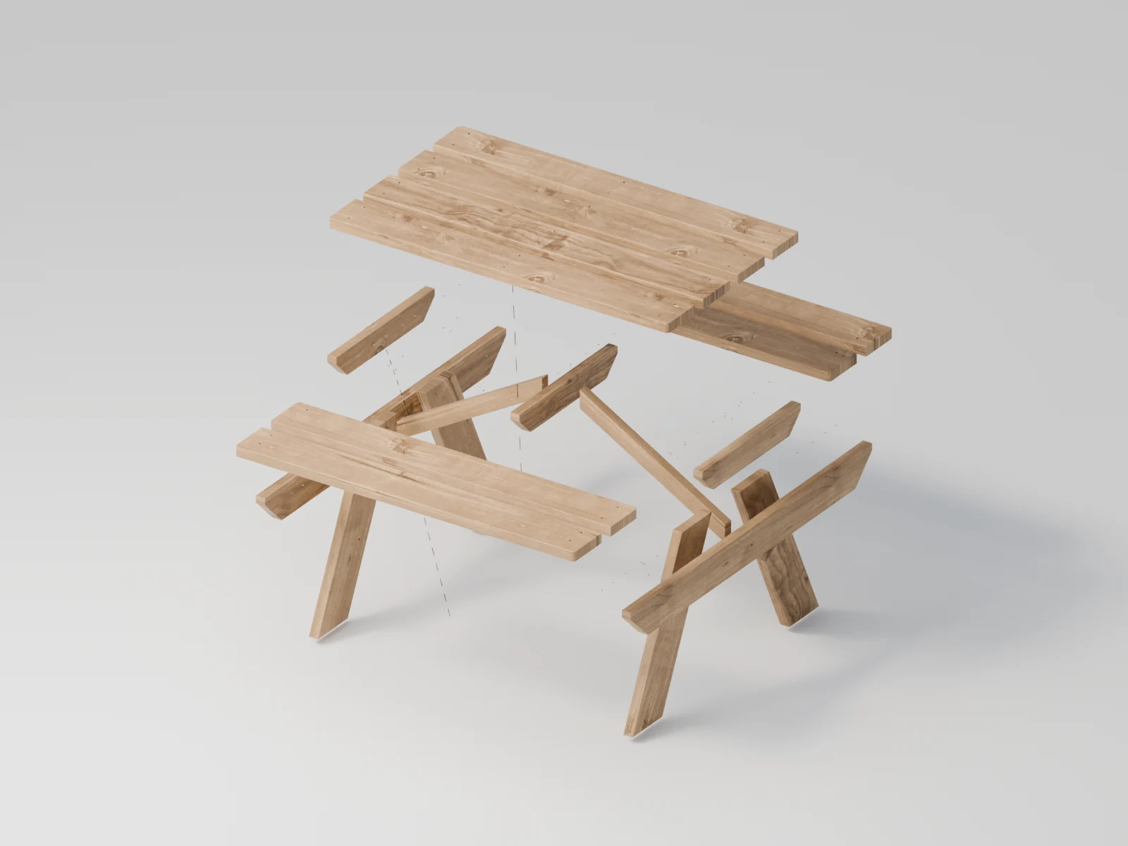 Piknikbord for barn