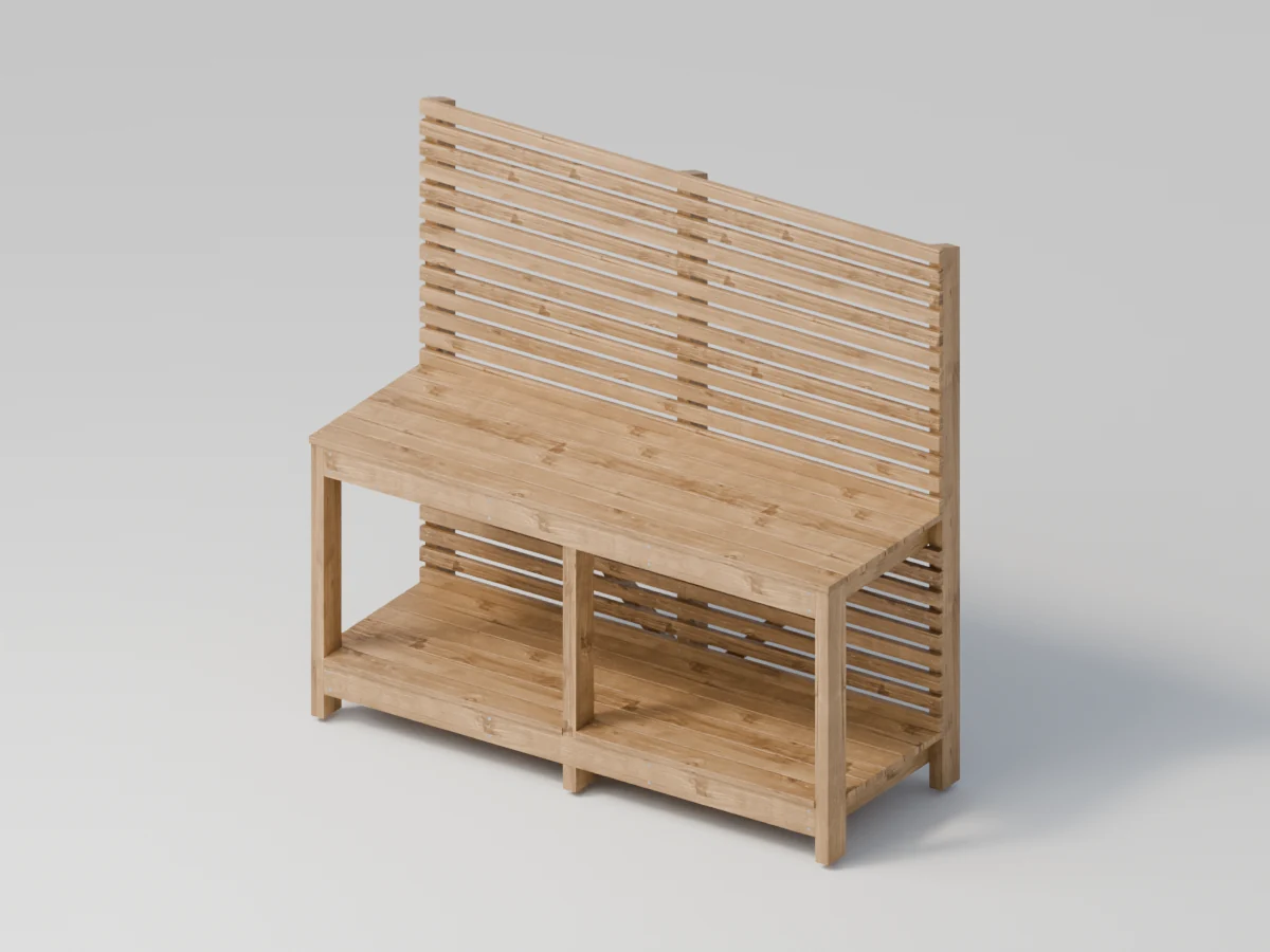 Utekjøkken med espalier